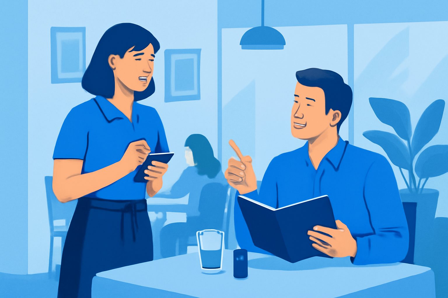 Pedindo Comida em Restaurantes